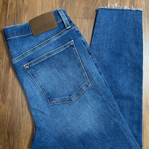 J. Crew Mercantile Classic Blue Women's Straight Jeans Size 30 - Picture 9 of 10